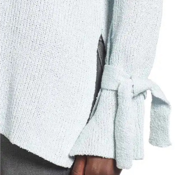 Lush Tie Sleeve Tunic Sweater - Picture 3 of 5